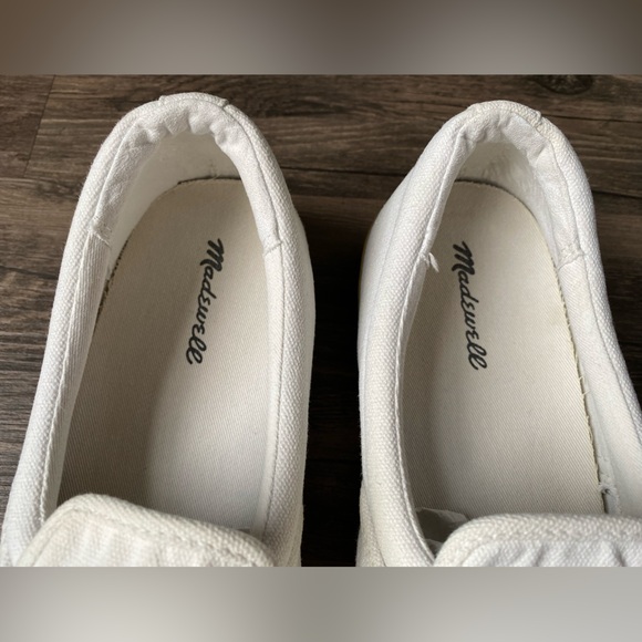 Madewell Womens White Slip-On Sneackers Size 9.5 - Picture 9 of 12